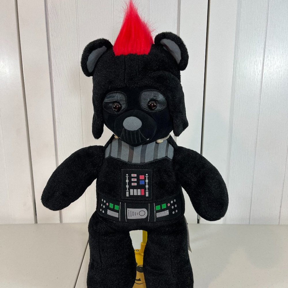 Build A Bear Mohawk Star Wars Darth Vader w/ NEW Checkered Pajamas and Sound - Picture 8 of 12